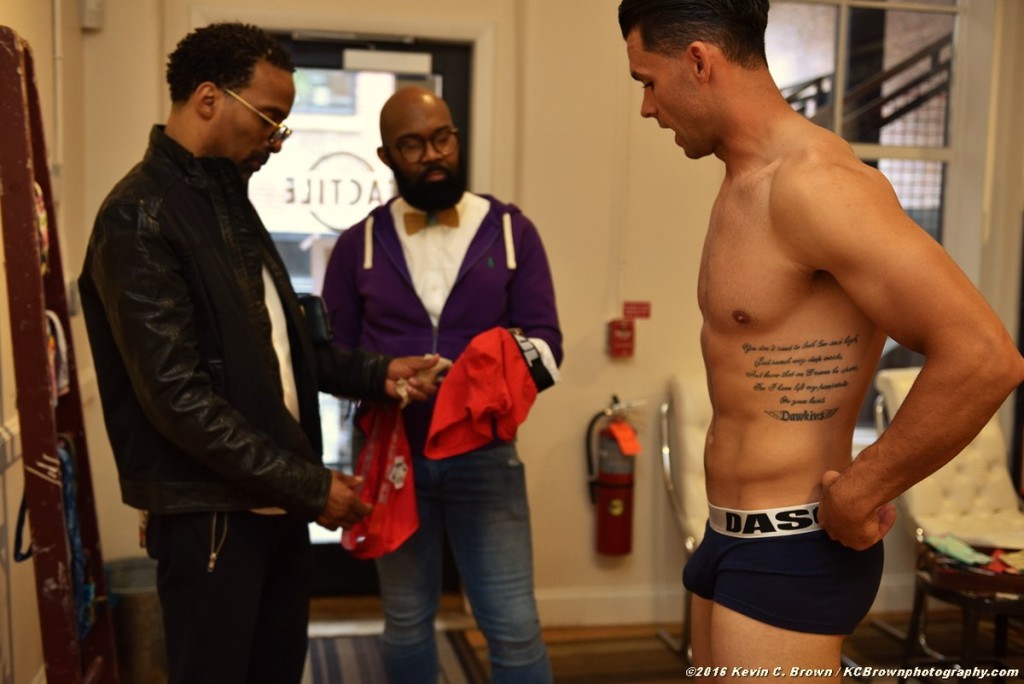 Philadelphia - 2016 Armour men's clothing Pop-up event featuring DASOUL underwear held at the Tactile Group's offices. A Philly Black Pride and Penn Relay Event.