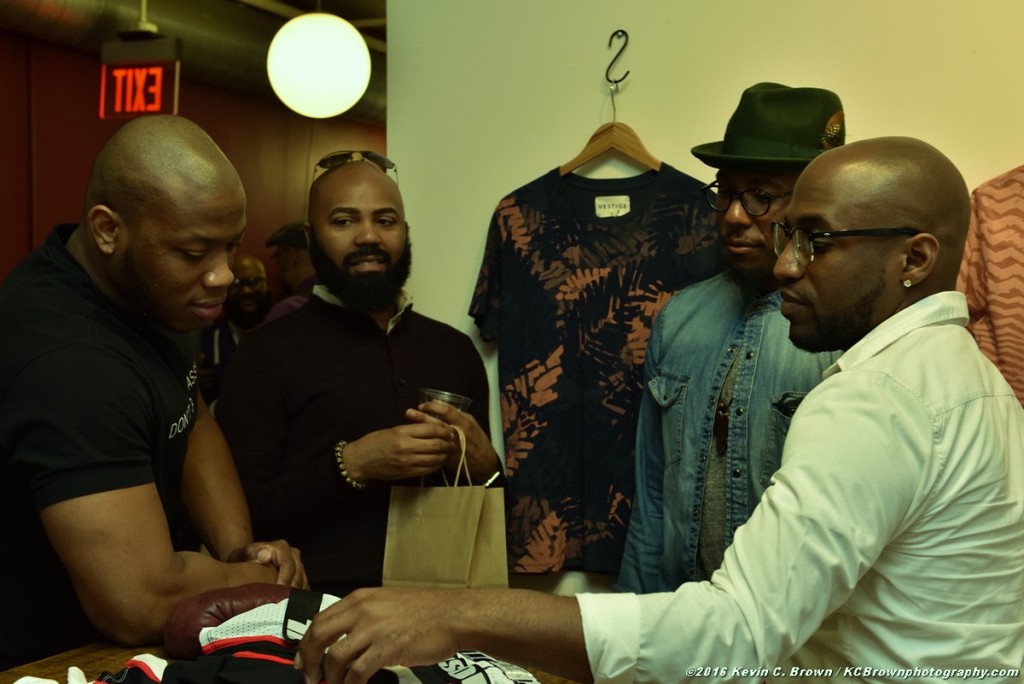 Philadelphia - 2016 Armour men's clothing Pop-up event featuring DASOUL underwear held at the Tactile Group's offices. A Philly Black Pride and Penn Relay Event.